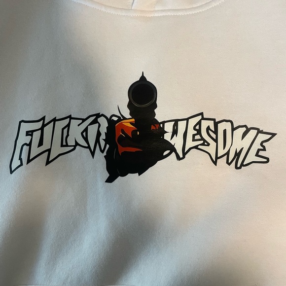 Fucking Awesome breakthru hoodie, white colour, condition 10/10. - Picture 5 of 5